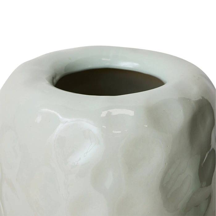 HKliving Earthenware Floor Vase Mint