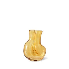 HKliving Gleam Glass Vase | Amber