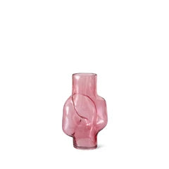 HKliving Gleam Glass High Vase | Rose