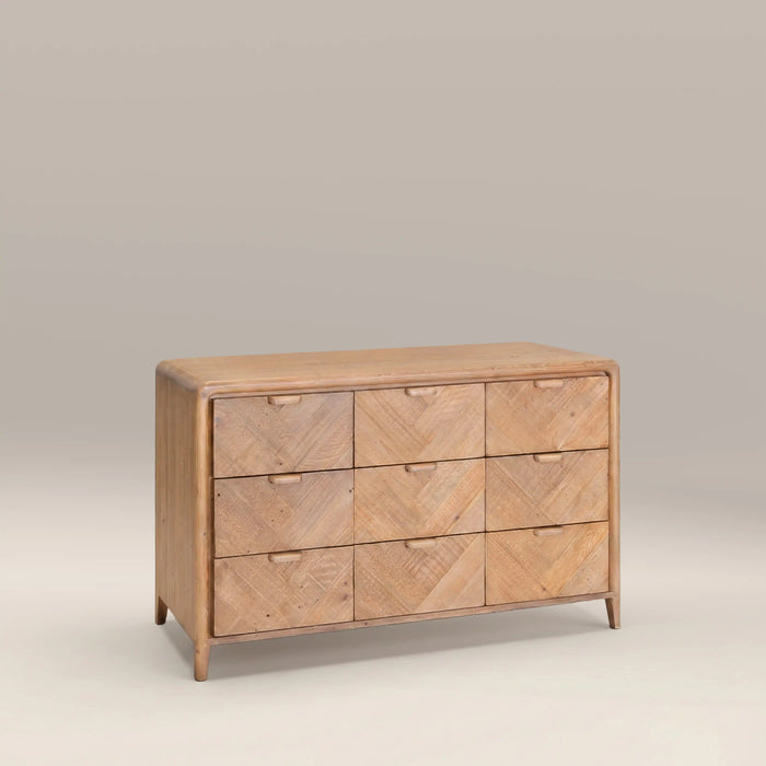 Winslow 9 Drawer Chest of Drawers Natural
