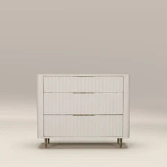 Suvi 3 Drawer Chest of Drawers | Ivory
