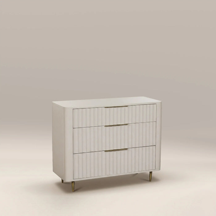Suvi 3 Drawer Chest of Drawers Ivory