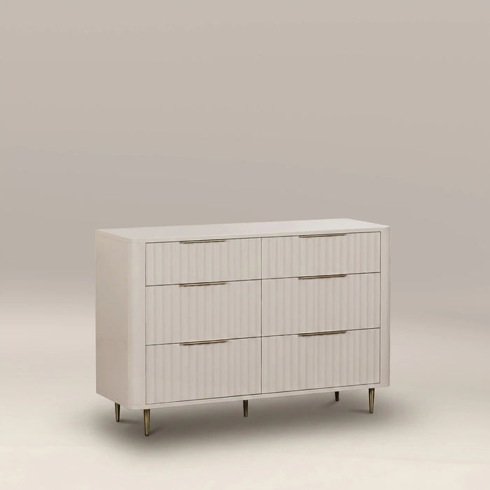 Suvi 6 Drawer Chest of Drawers Ivory