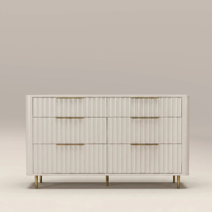 Suvi 6 Drawer Chest of Drawers Ivory