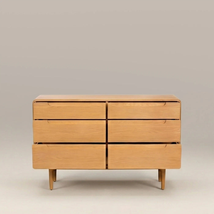 Percy 6 Drawer Chest of Drawers Oak