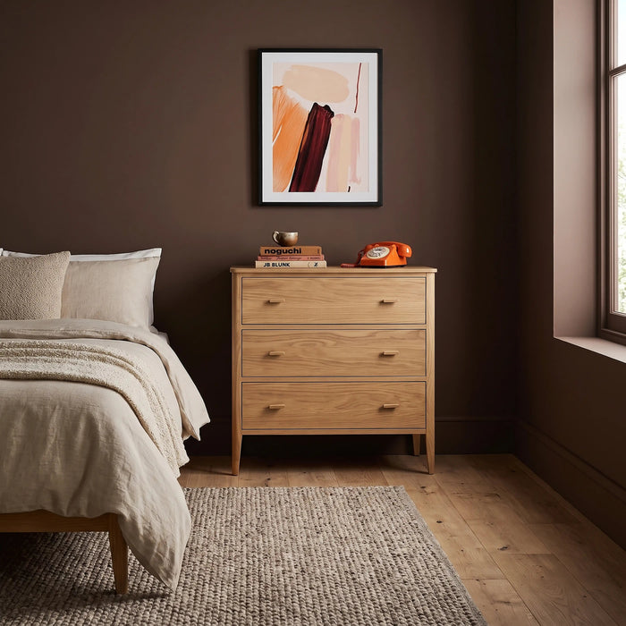Zander 3 Drawer Chest of Drawers Natural