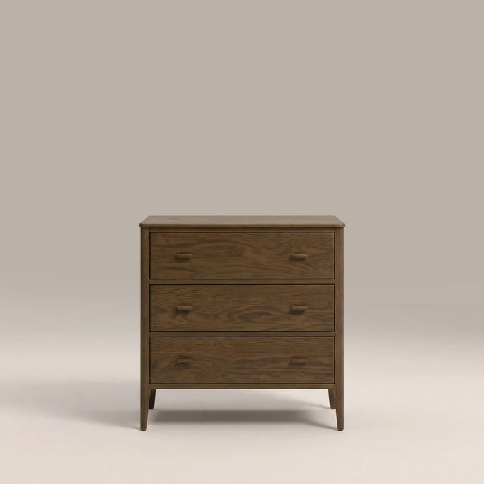Zander 3 Drawer Chest of Drawers Walnut