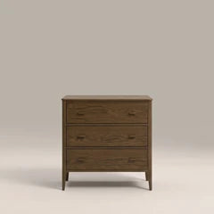 Zander 3 Drawer Chest of Drawers | Walnut