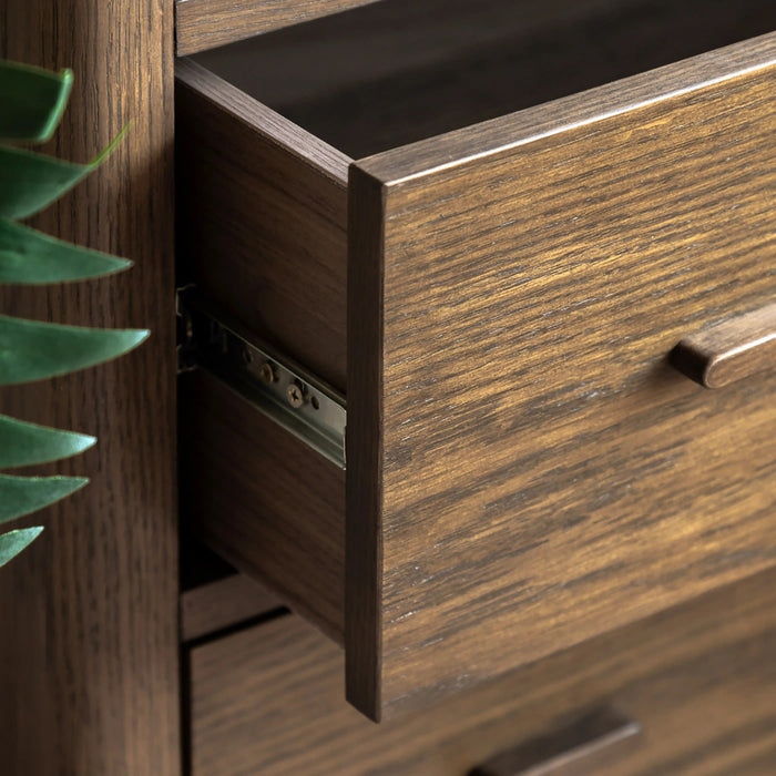 Zander 3 Drawer Chest of Drawers Walnut