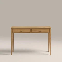 Zander 2 Drawer Wooden Console Table | Natural
