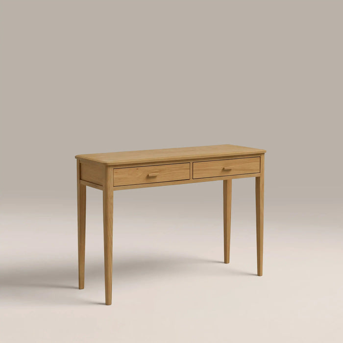 Zander 2 Drawer Wooden Console Table Natural