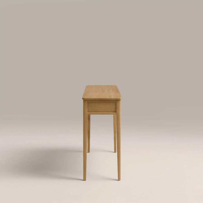Zander 2 Drawer Wooden Console Table Natural