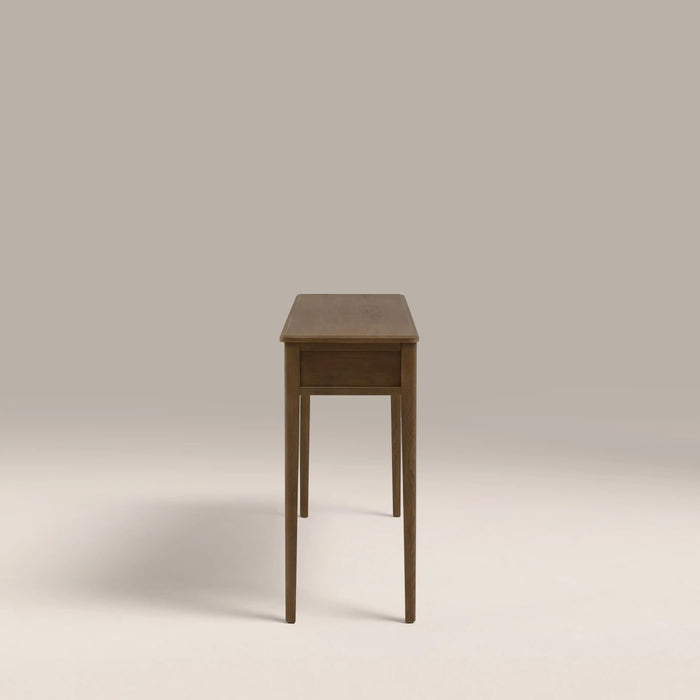 Zander 2 Drawer Wooden Console Table Walnut
