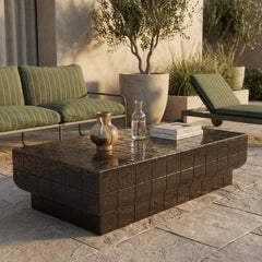 Zephyr Rectangle Coffee Table | Cocoa