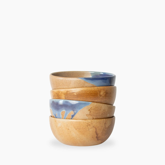 Tavora Set of 4 Cereal Bowls Cobalt Blue