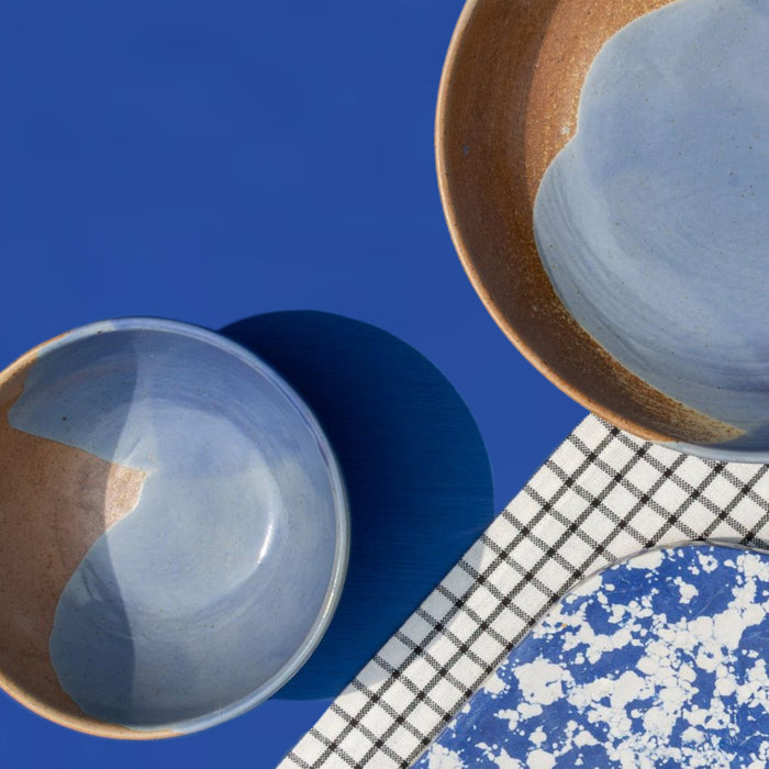 Tavora Set of 4 Cereal Bowls Cobalt Blue