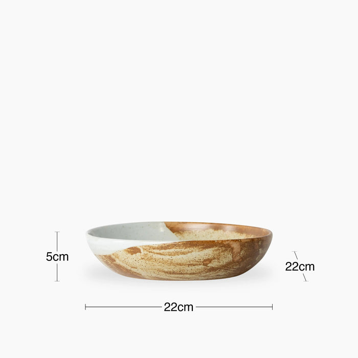 Tavora Set of 4 Pasta Bowls White