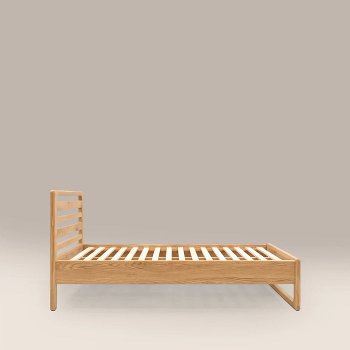 Blair Wooden Double Bed Oak