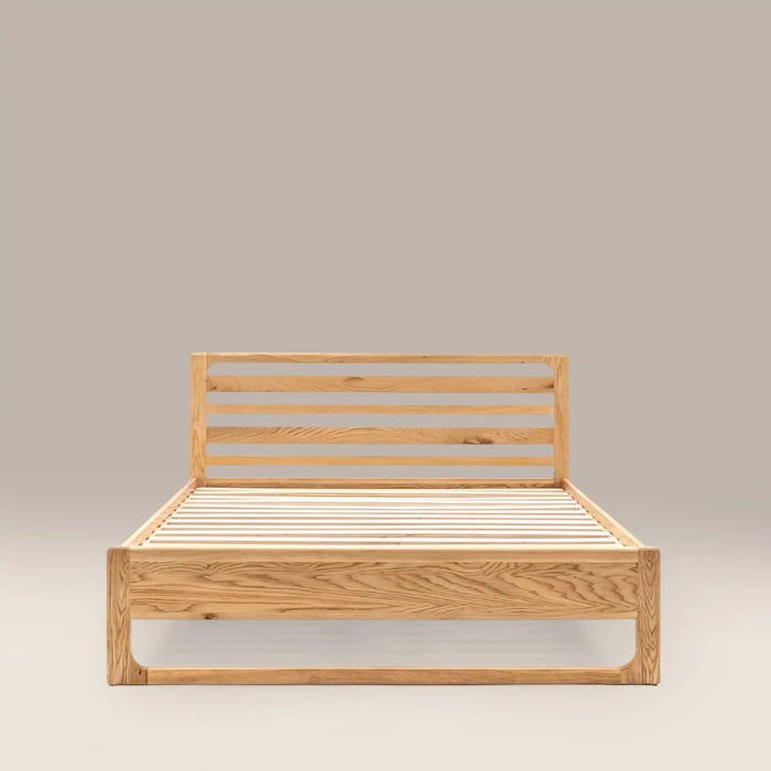 Blair Wooden Double Bed Oak