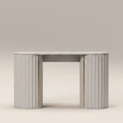 Suvi 2 Drawer Dressing Table | Ivory