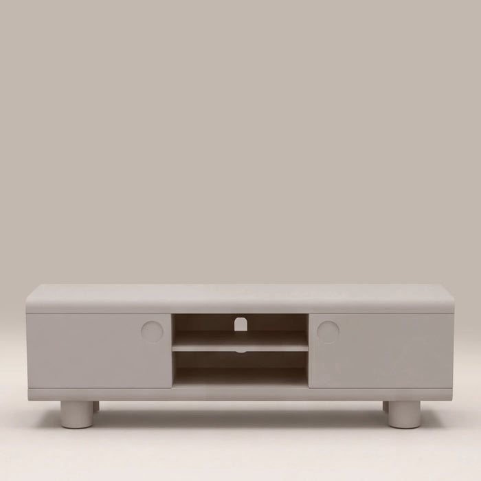 Bera 2 Door TV Stand Light Grey