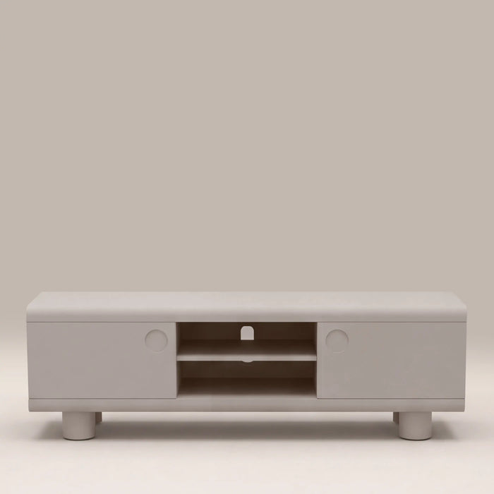 Bera 2 Door TV Stand | Light Grey