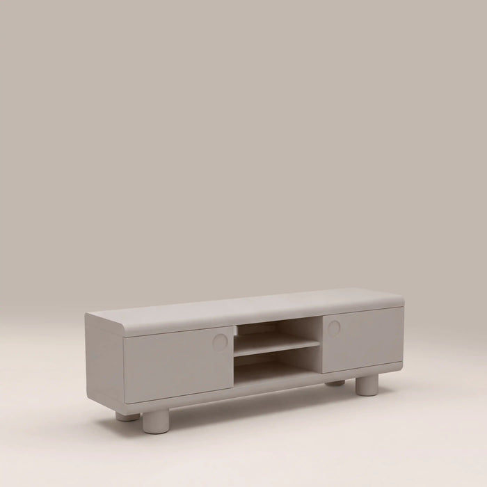 Bera 2 Door TV Stand Light Grey