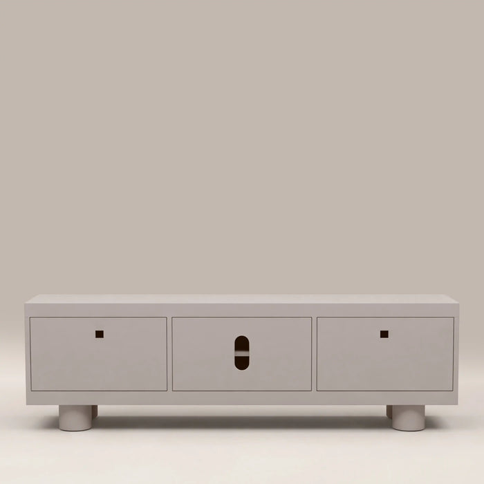 Bera 2 Door TV Stand | Light Grey