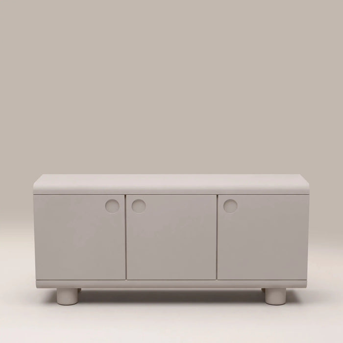 Bera 3 Door Large Sideboard Light Grey