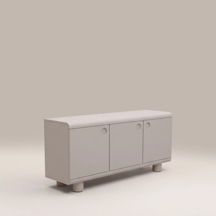 Bera 3 Door Large Sideboard Light Grey
