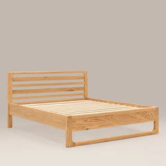 Blair Wooden King Bed | Oak