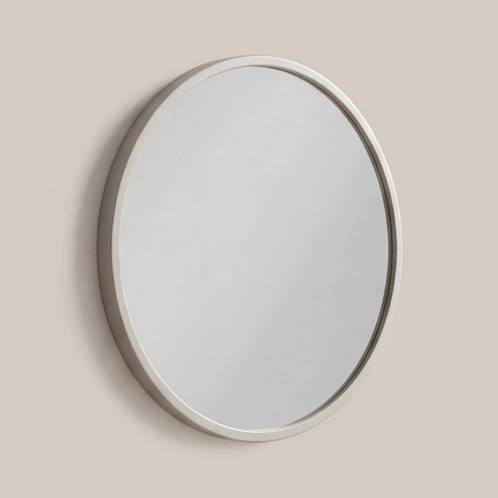 Suvi Round Dressing Table Mirror 60 cm Ivory