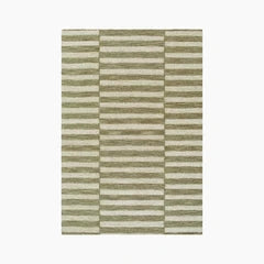 Issa Hand Tufted Wool Rug | Green