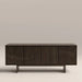 Tampere 4 Door Wooden Sideboard | Dark Walnut