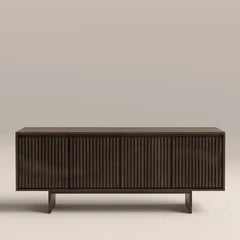 Tampere 4 Door Wooden Sideboard | Dark Walnut