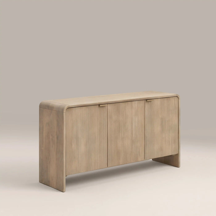 Winnie 3 Door Wooden Sideboard Natural Mango Wood