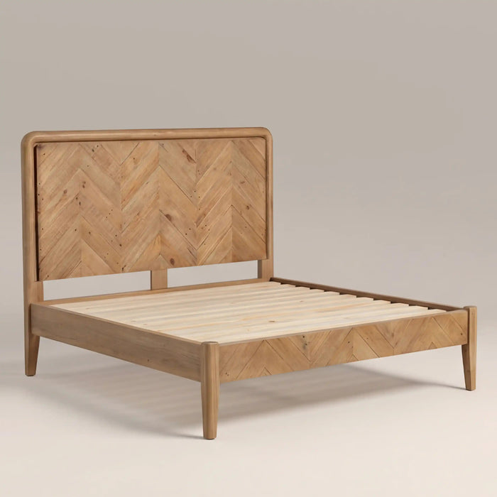 Winslow Wooden Super King Bed Natural