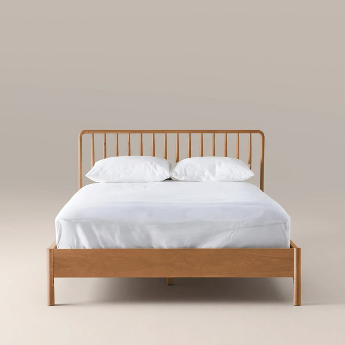 Eva Wooden Super King Bed Oak
