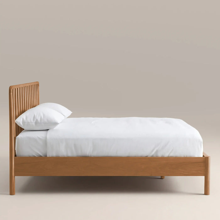 Eva Wooden Super King Bed Oak
