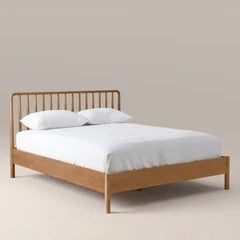 Eva Wooden Super King Bed | Oak