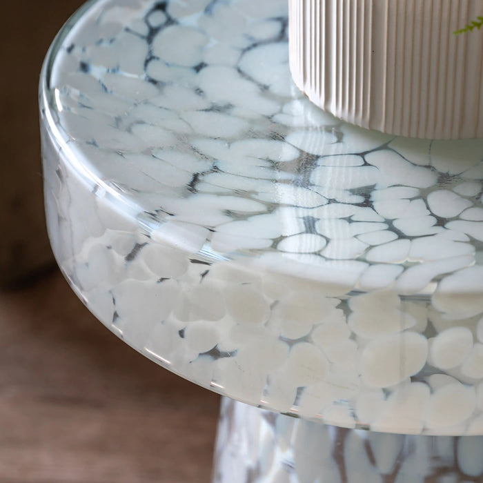 Ottis Round Side Table White
