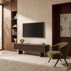 Tampere Wooden TV Stand | Dark Walnut