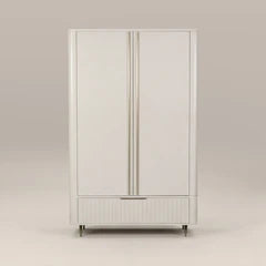Suvi Double Wardrobe | Ivory
