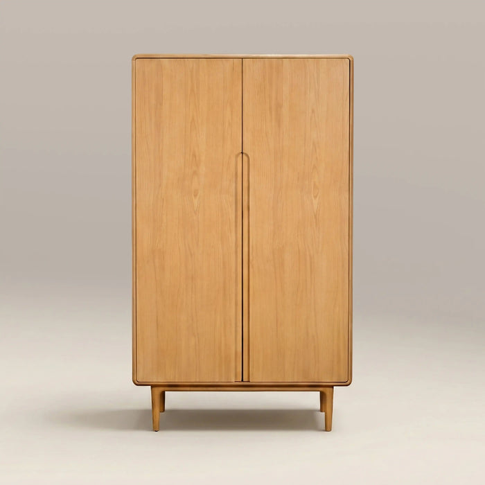 Percy Wooden Double Wardrobe Oak