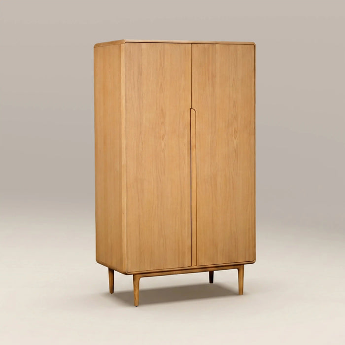 Percy Wooden Double Wardrobe Oak