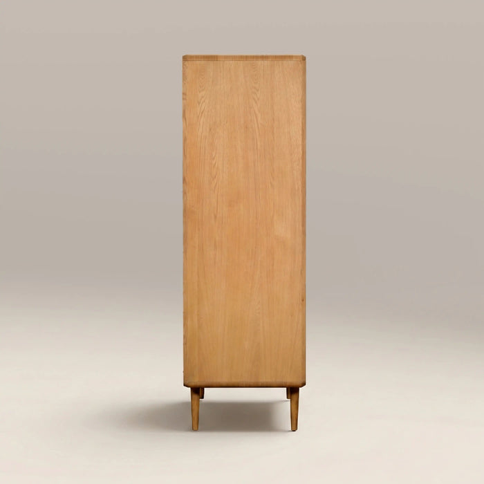 Percy Wooden Double Wardrobe Oak