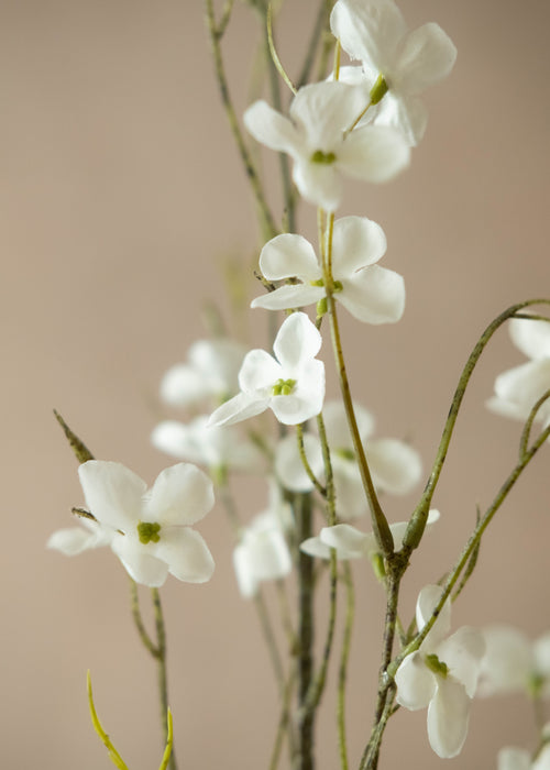 Faux White Wild Cherry Stem
