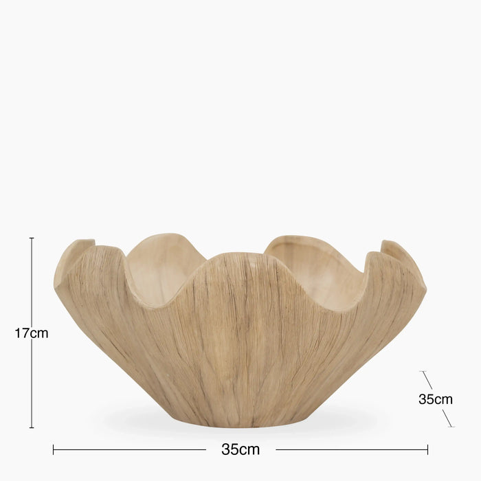 Iris Decorative Bowl | Warm Sand