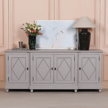 Classical Distressed Sideboard 206cm