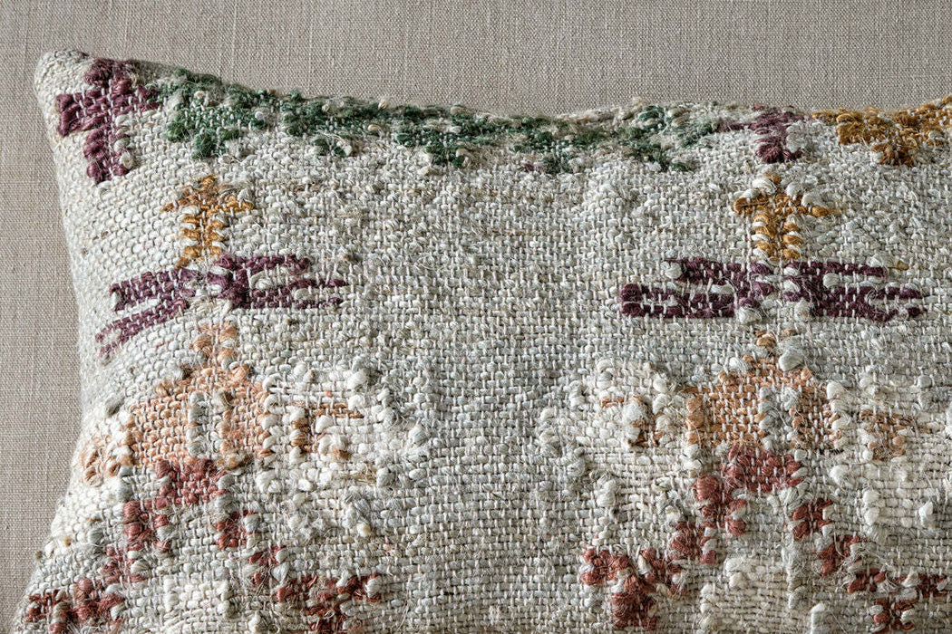 Dantri Jute Cotton Cushion Cover Soft Grey
